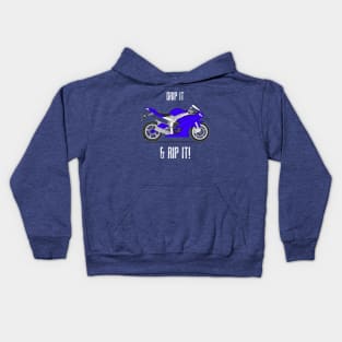 Grip It & Rip It! Motorcycle Kids Hoodie